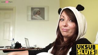 UK Sub Slut Passionate Hardcore Fuck with Daddy Dominance