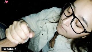 Outdoor Blow Job Adventure with Step-Sibling