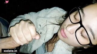 Outdoor Blow Job Adventure with Step-Sibling