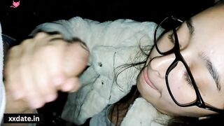 Outdoor Blow Job Adventure with Step-Sibling