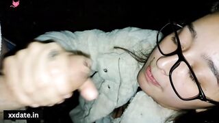 Outdoor Blow Job Adventure with Step-Sibling