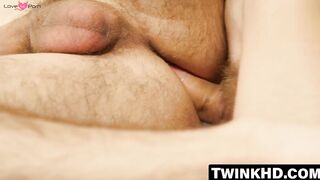 Twinks Anal Playground - Raw Threesome Action with Big Dick Studs