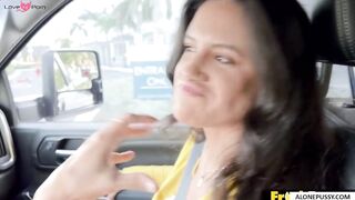 Car Karen Gets Fucked - Hot MILF Rides A Big Dick In Public