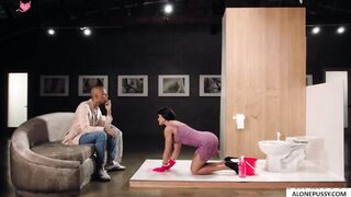 Professor Penny Barbers Class - Big Black Dick college girl Fucks Her Teacher