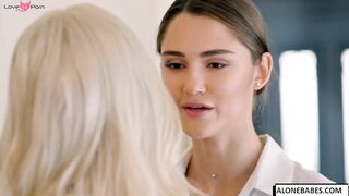 Blacked's Interracial Threesome - Kaisa Nord & Evelyn Dellai Scene of Passion