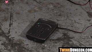 Twinks Deepthroat & Anal Fucking - Submissive Twink Gets Bound And Fucked