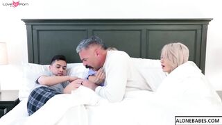 awake Over - Hot Blonde Babe Sleeps In Your Bed And Wakes Up To A Morning Fuck