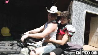 Curvy Guy Gets A Free Ride To Pounding From Huge-Titted MILF Drayke Von