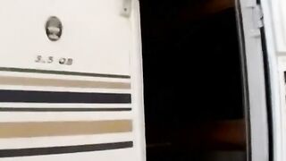 Big Dicks & Beards #2 : Amateur Hunk Jerking Off In Trailer
