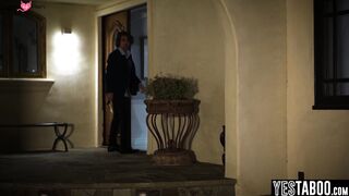 Protector Step-Brother Saves His Stepsister From Creepy Neighbor - PornPros