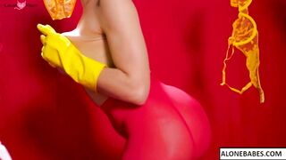 April O'Neill Squirts on Her Adult Toy - Exclusive Interview & Demo