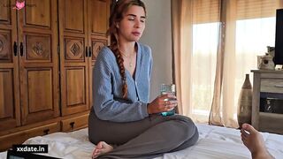 Step-Daughter Proposes Blowjob to Avoid Dad Finding Her Porn Collection