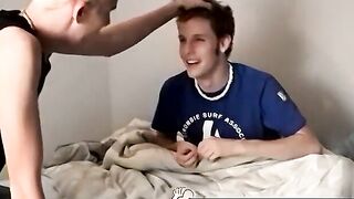 Foot-Worship Twink Freaks Out In Bathtub And Bed - Hot Guys Wank Off On Feet