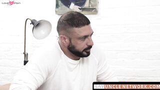 Beard-Fucking Teenage Slut Gets Hardcore Anal Sex From Older Man
