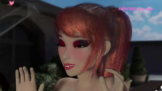 Futanari college girl - Hardcore Anal Sex with Furry Creature