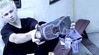 Foot Worship - Kitchen Cleanup with Dirty Feet & Asses