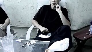 Foot Worship - Kitchen Cleanup with Dirty Feet & Asses