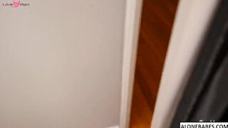 Lanah Rhodes Slip-In Secret Affair - POV Blowjob & Creampie