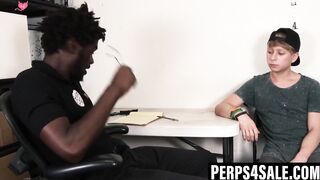 Raw & Uncut - Gay Teen Sucks Big Black Dick Then Gets Rough Anal
