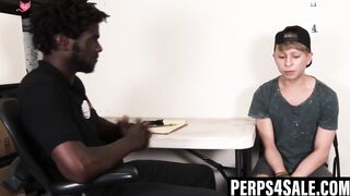 Raw & Uncut - Gay Teen Sucks Big Black Dick Then Gets Rough Anal