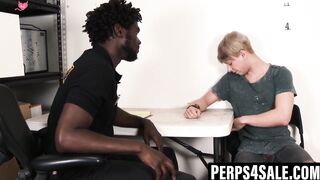 Raw & Uncut - Gay Teen Sucks Big Black Dick Then Gets Rough Anal