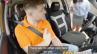 Thicker-Than-Average Curvy Girl Passes Driving Test With Her Instructor