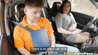 Thicker-Than-Average Curvy Girl Passes Driving Test With Her Instructor