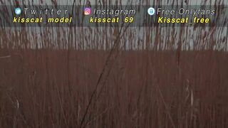 I'm Cold, Warm Me & Cum on Snatch - Outdoor