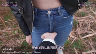 I'm Cold, Warm Me & Cum on Snatch - Outdoor