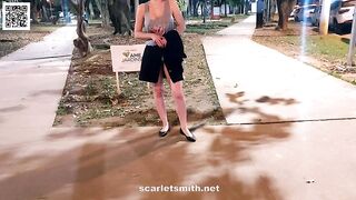 Tease without lingerie