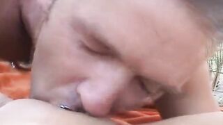 Dutch older anal beach boned