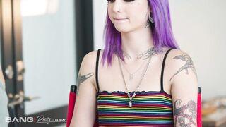 Stunning And Raw - Tatted Val Steele Screwed Into A Three-Way
