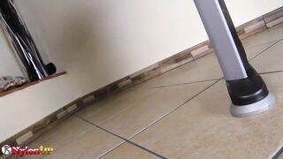 Bad Professor Inside Pantyhose Forces You To Suck Her Strap-On