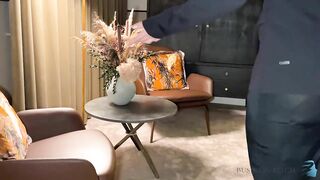 Luxury porn video – Business trip sex - boss meets secretary into suspenders into