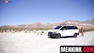 Desert Bondage - Big Dick Threesome with Pierce Paris & Brendon Patricks