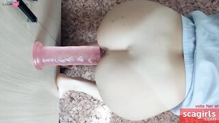 Blondes Get It Right - Hot Babe Sucks & Fingers Her Ass While Getting DP'd