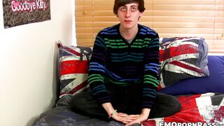 Emotional Roller Coaster Ride with Hot Emo Guy - Ethan Knight's Patient Masturbation