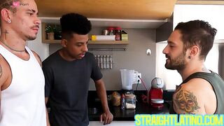 Threesome Frenzy #3 - Anal Destruction with Older Man & barely legal Guys