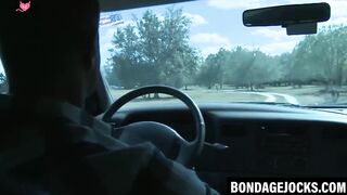 Outdoor Domination - Wild Hunk Dominates Jocks Ass In Nature