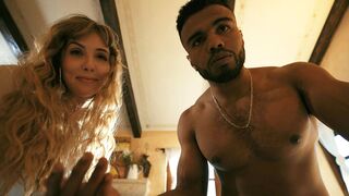 Busty Bi-Curious Milf Convincing Her Friend For A Threesome