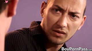Twink's Big Dick Fucks Daddy Hard - Raw Anal Sex