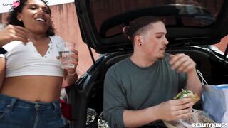 Hot MILF Picked Up For A Wild Car Sex Adventure