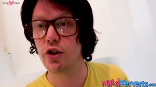 British Babe Gina Parker Sucks Dick in Shower - POV Blowjob