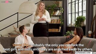 Third Wheel MILF #2 - Hot Blonde Babe Gets Fucked By Her Step-Brother's Friend