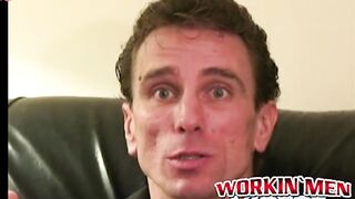 Amateur Guy Wanks Off While Watching Porn - Masturbating With A Twist