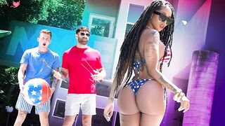 Step-Mom's Hot Memorial Day Blowjob Session with StepSon
