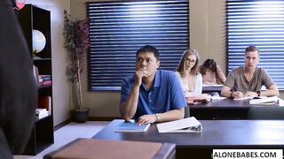 Exotic Dancer's Final Examination - Stripper Pole Dance with Sexy Latin Girl