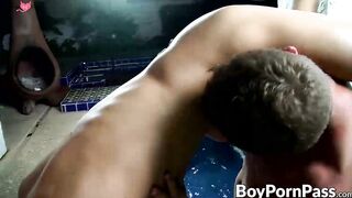 Three's Company - Two Babes Share One Guy In A Threesome