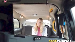 French Slut Chloé Chevalier Rides A Stranger's Dick In Taxi For Cash