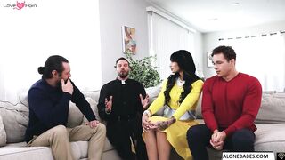 Corrupt Matriarchy - Blowjob & Facial Threesome with MILFs